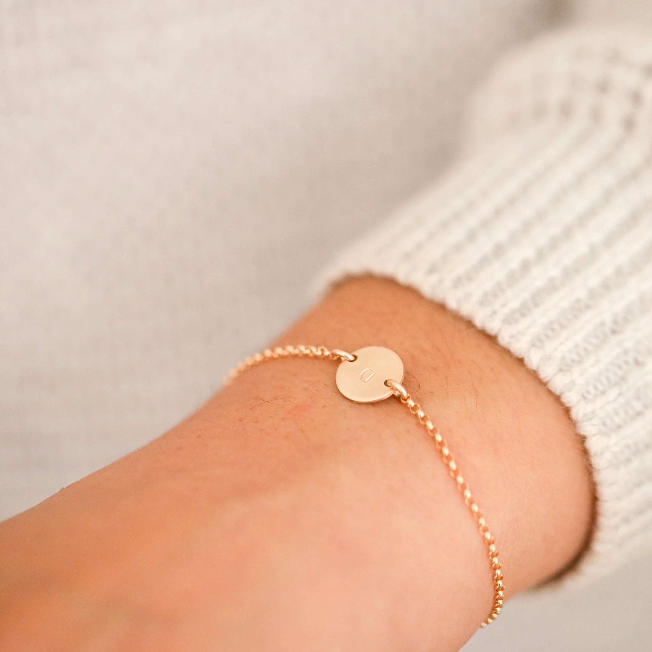 Initial coin deals bracelet