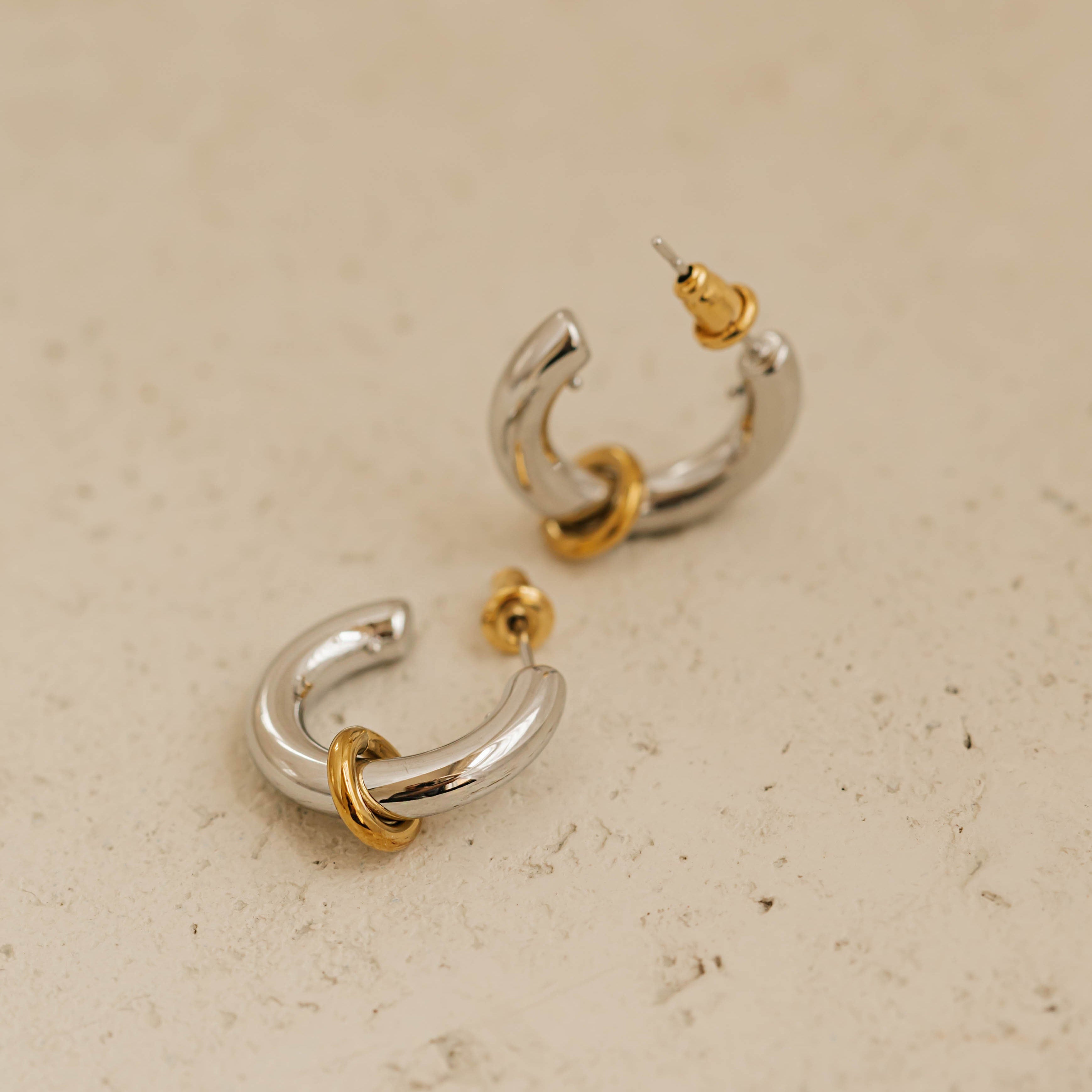anti tarnish two tone earrings in canada