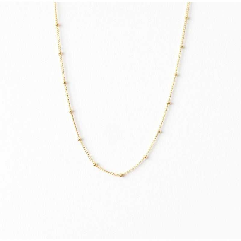 Minimal choker necklace in gold