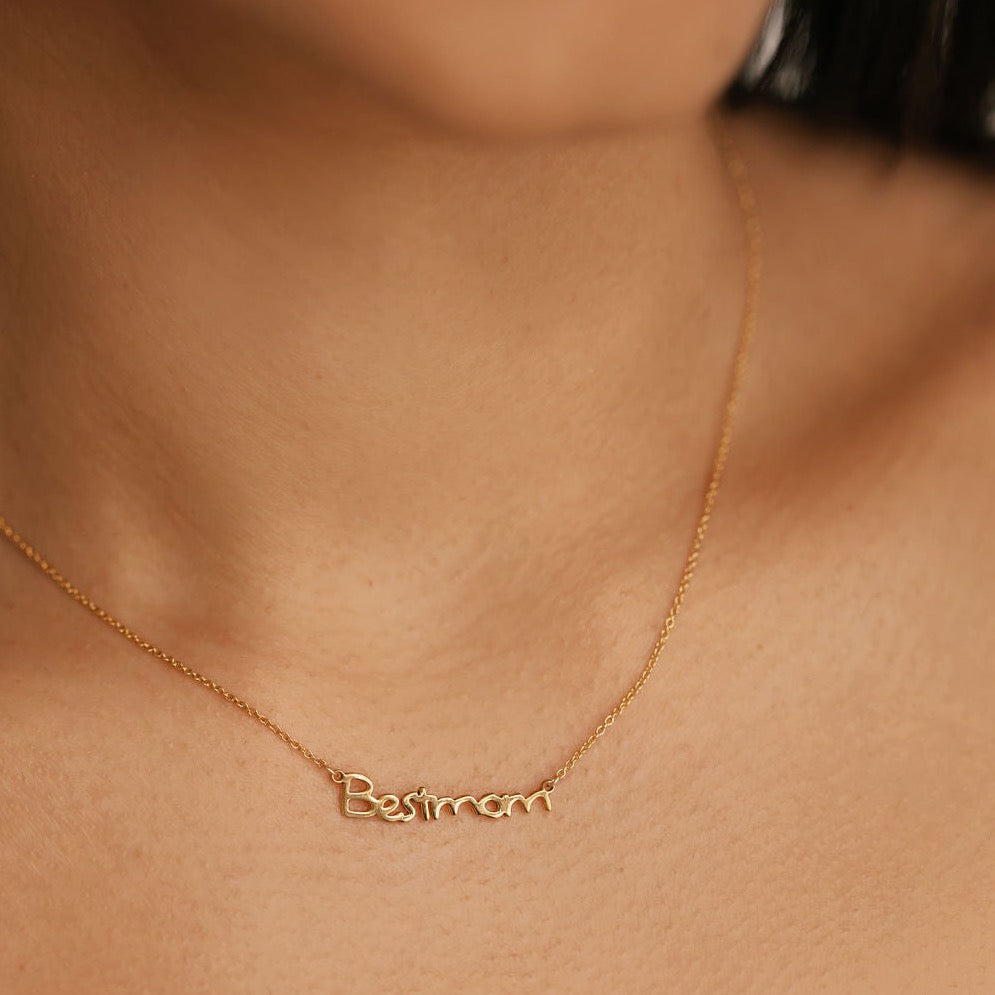 gold mama necklace for mothers day