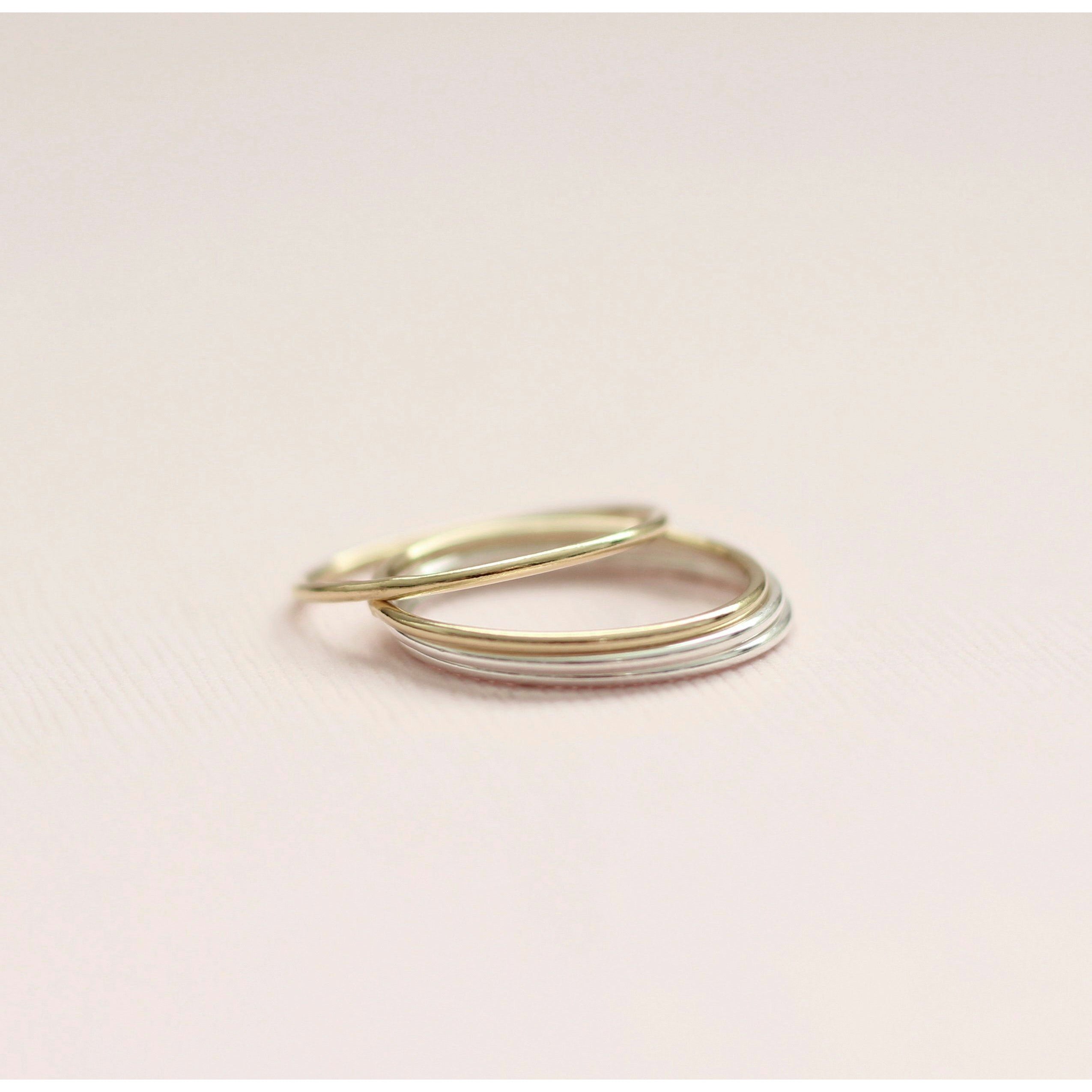 Plain hot sale stackable rings