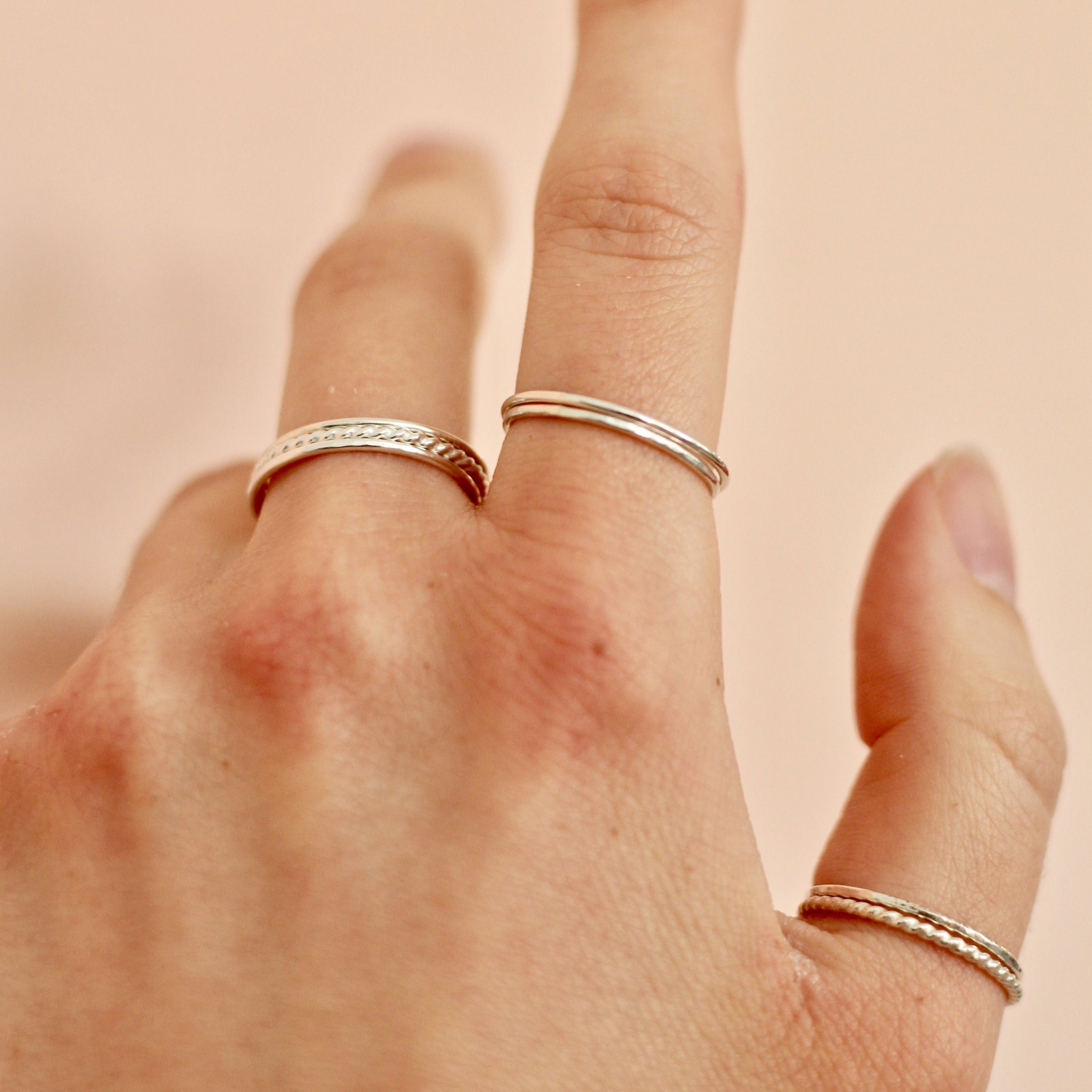 Minimal Plain Stackable Ring