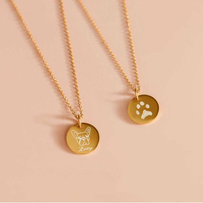 Pet Portrait Necklace - M E I R A K O